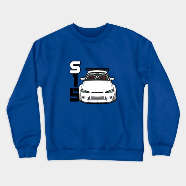 Nissan Silvia s15 Crewneck Sweatshirt by JDMzone